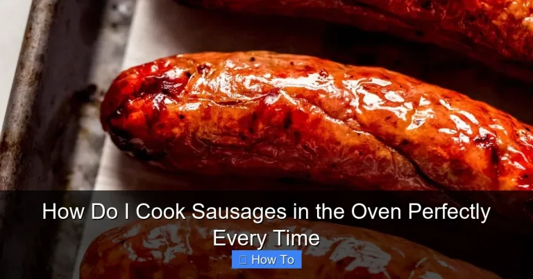 How Do I Cook Sausages in the Oven Perfectly Every Time