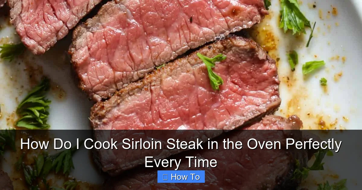 How Do I Cook Sirloin Steak in the Oven Perfectly Every Time