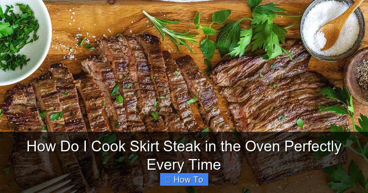 How Do I Cook Skirt Steak in the Oven Perfectly Every Time