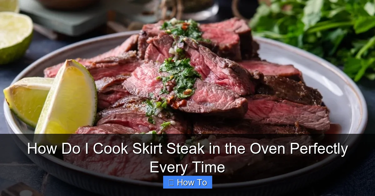 How Do I Cook Skirt Steak in the Oven Perfectly Every Time