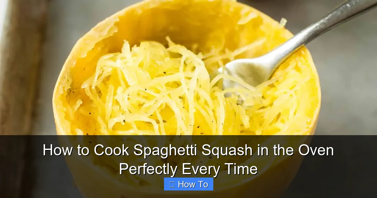 How to Cook Spaghetti Squash in the Oven Perfectly Every Time