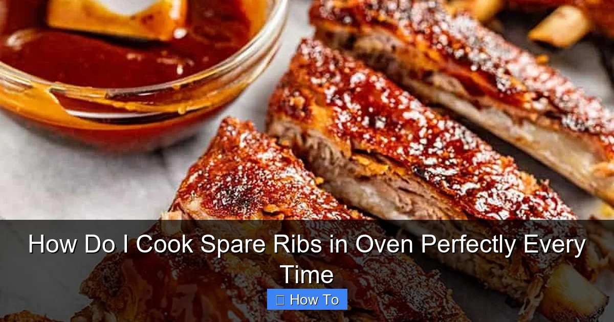 How Do I Cook Spare Ribs in Oven Perfectly Every Time