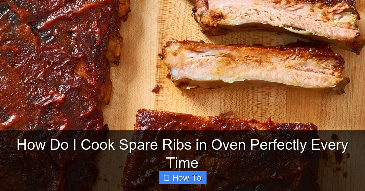 How Do I Cook Spare Ribs in Oven Perfectly Every Time