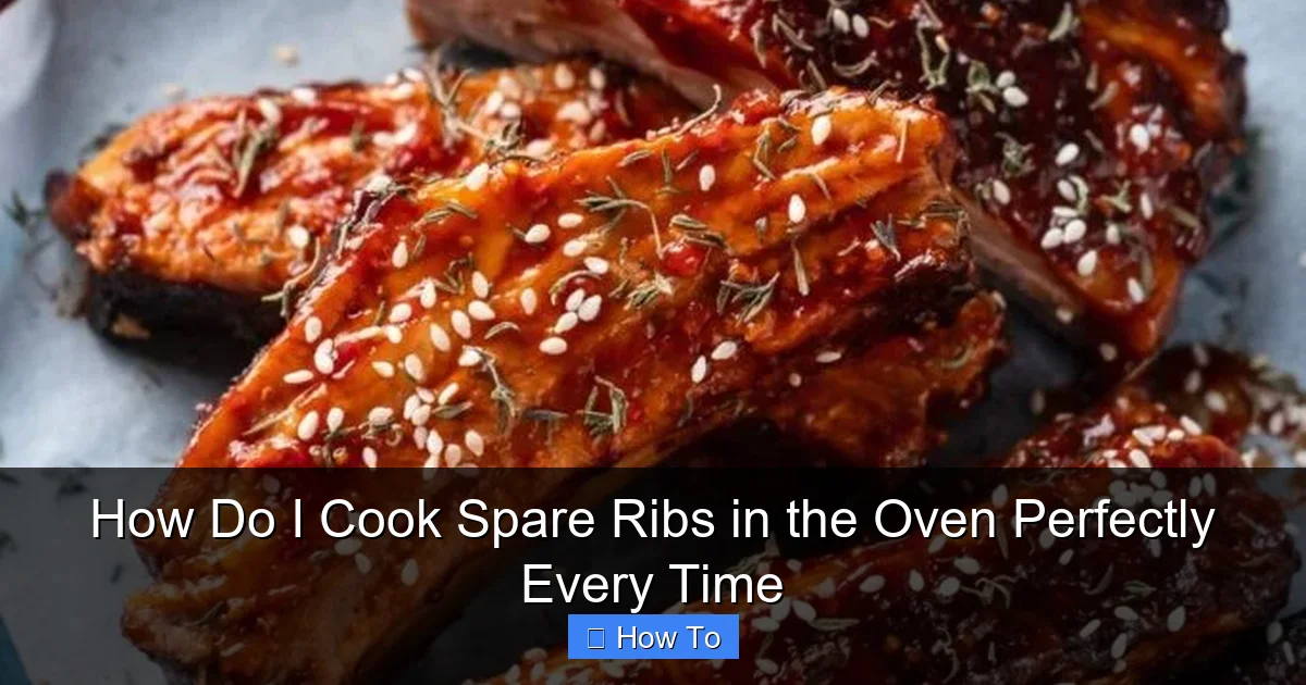 How Do I Cook Spare Ribs in the Oven Perfectly Every Time