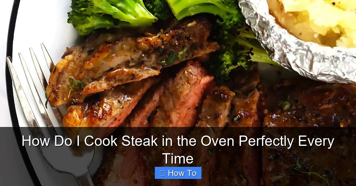 How Do I Cook Steak in the Oven Perfectly Every Time