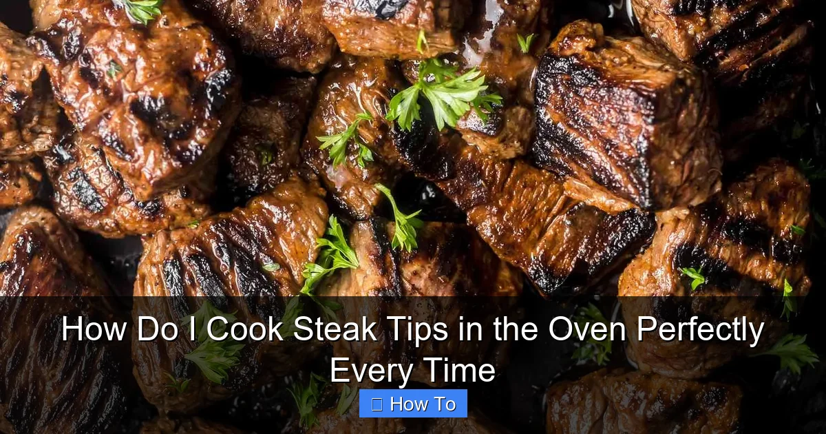 How Do I Cook Steak Tips in the Oven Perfectly Every Time