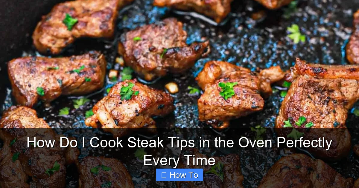 How Do I Cook Steak Tips in the Oven Perfectly Every Time