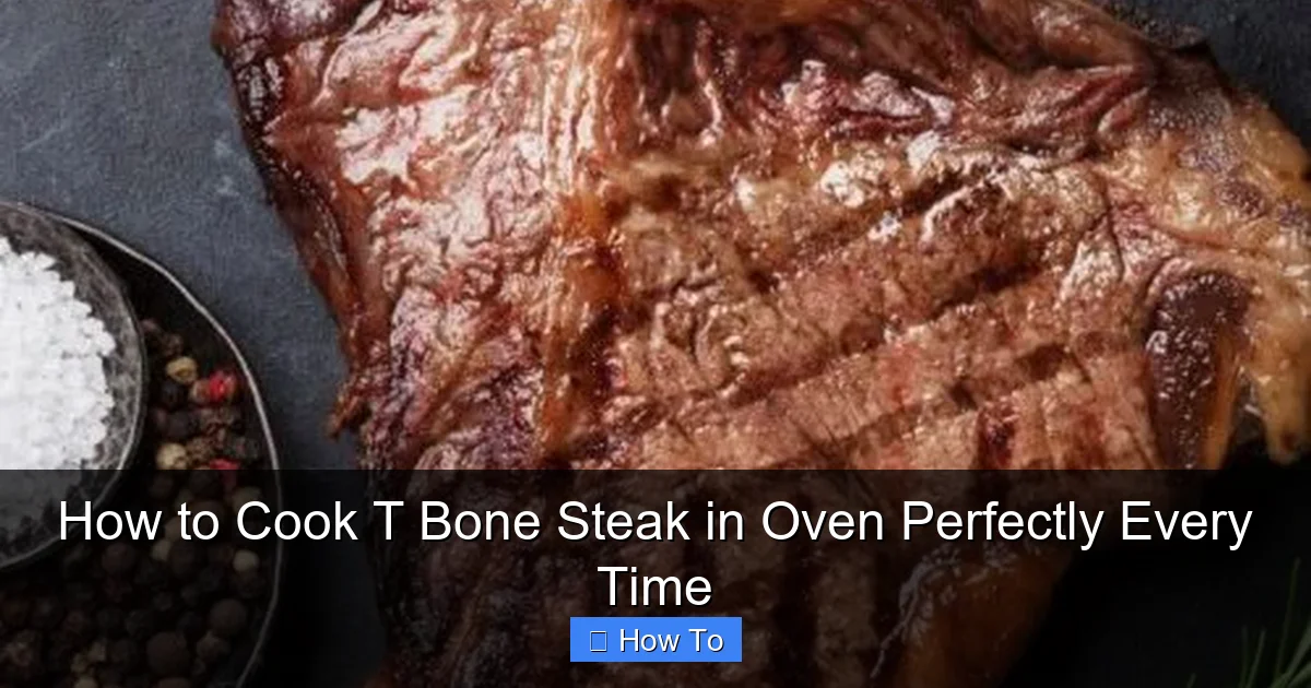 How to Cook T Bone Steak in Oven Perfectly Every Time