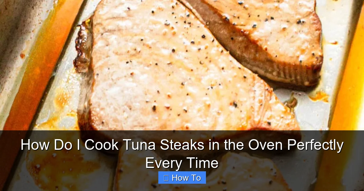 How Do I Cook Tuna Steaks in the Oven Perfectly Every Time