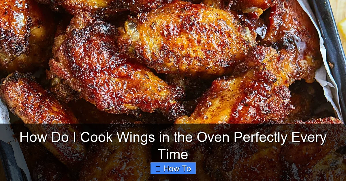 How Do I Cook Wings in the Oven Perfectly Every Time