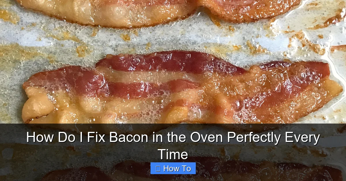 How Do I Fix Bacon in the Oven Perfectly Every Time