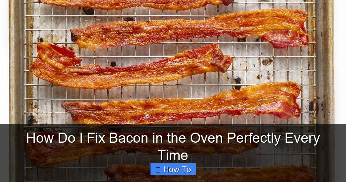 How Do I Fix Bacon in the Oven Perfectly Every Time