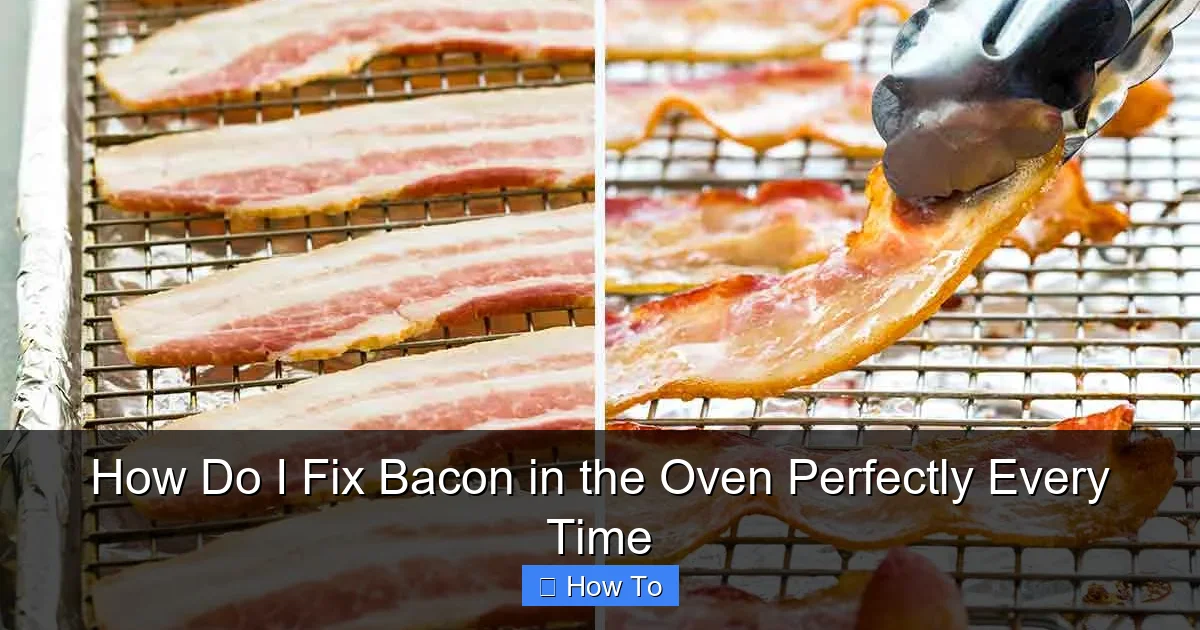 How Do I Fix Bacon in the Oven Perfectly Every Time