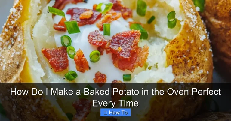 How Do I Make a Baked Potato in the Oven Perfect Every Time