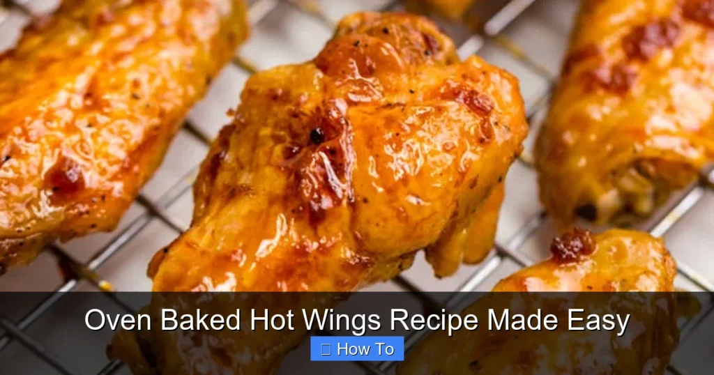 Oven Baked Hot Wings Recipe Made Easy
