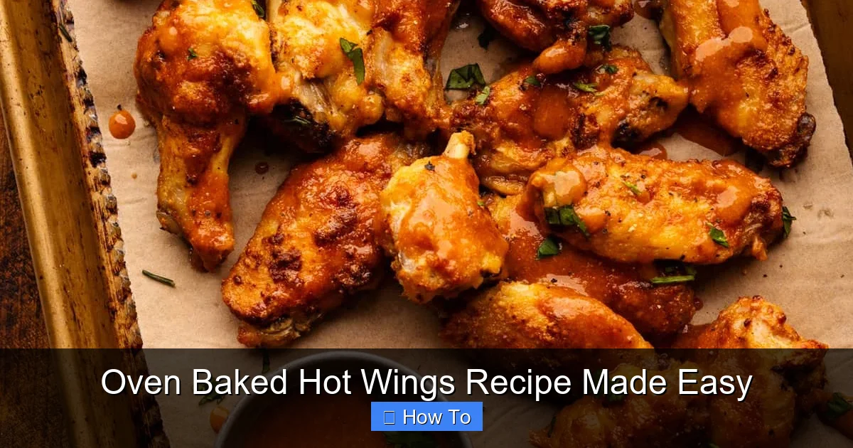 Oven Baked Hot Wings Recipe Made Easy