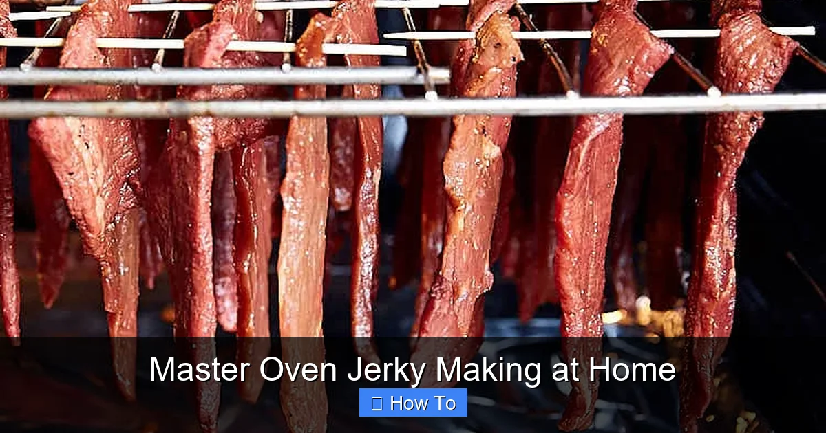 Master Oven Jerky Making at Home