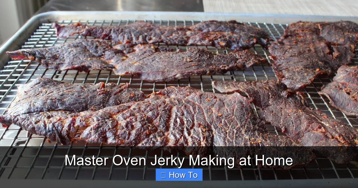 Master Oven Jerky Making at Home