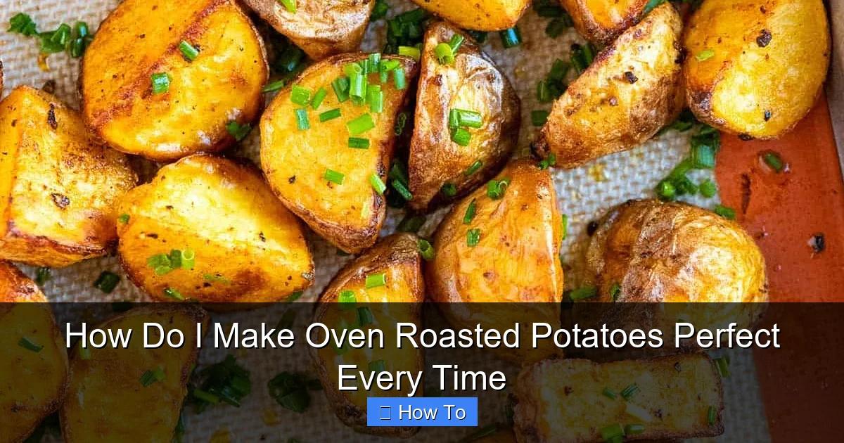 How Do I Make Oven Roasted Potatoes Perfect Every Time
