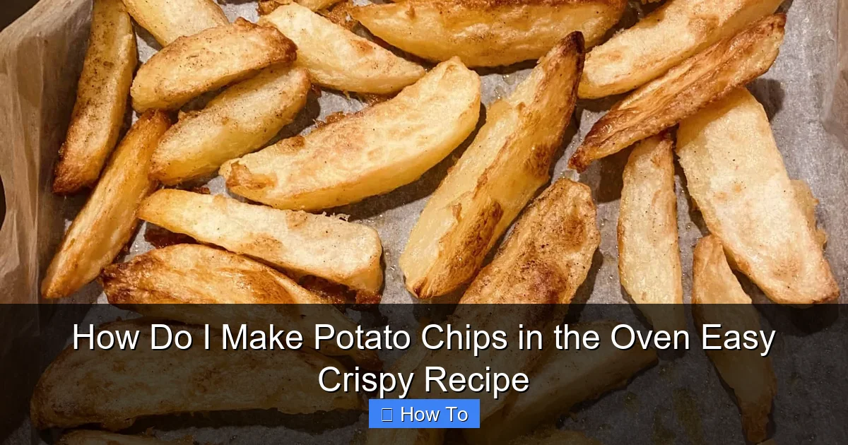How Do I Make Potato Chips in the Oven Easy Crispy Recipe