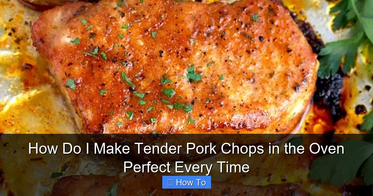 How Do I Make Tender Pork Chops in the Oven Perfect Every Time