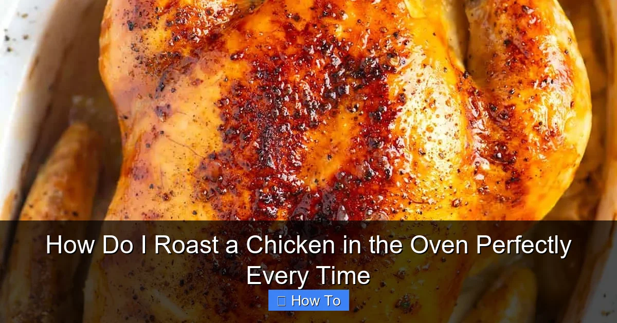 How Do I Roast a Chicken in the Oven Perfectly Every Time