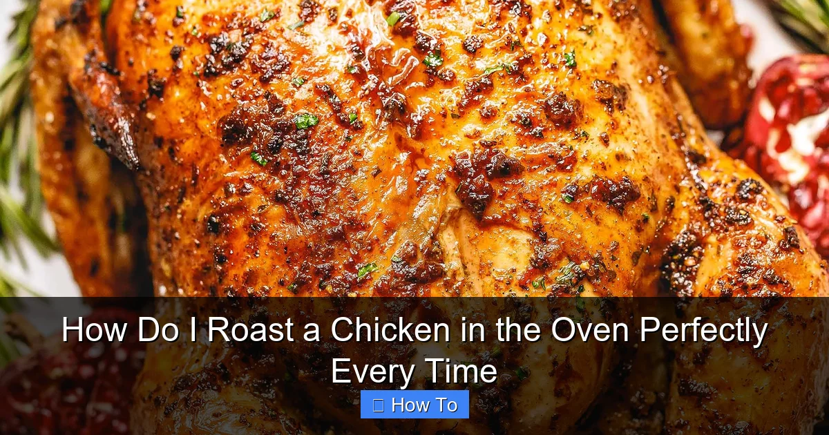 How Do I Roast a Chicken in the Oven Perfectly Every Time