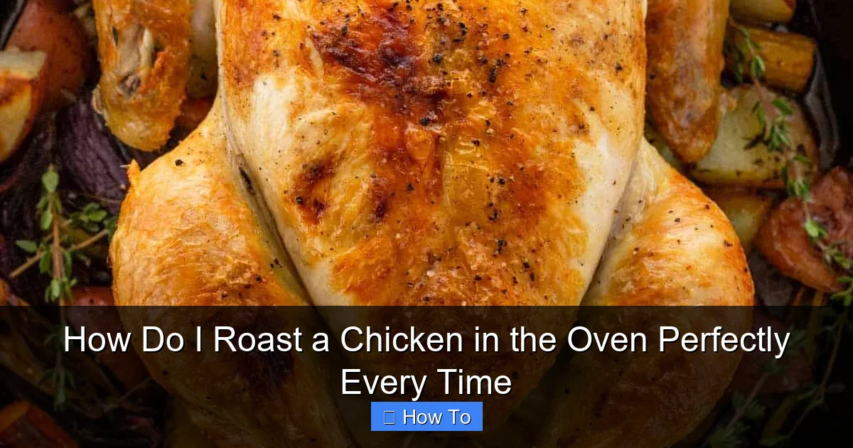 How Do I Roast a Chicken in the Oven Perfectly Every Time