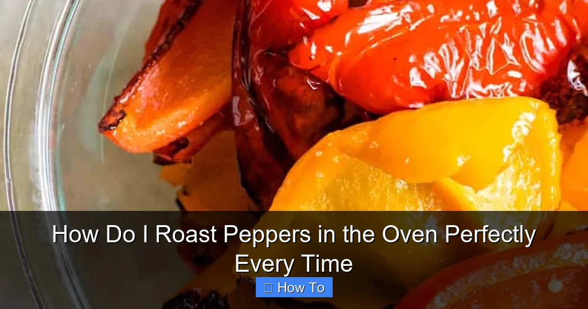 How Do I Roast Peppers in the Oven Perfectly Every Time