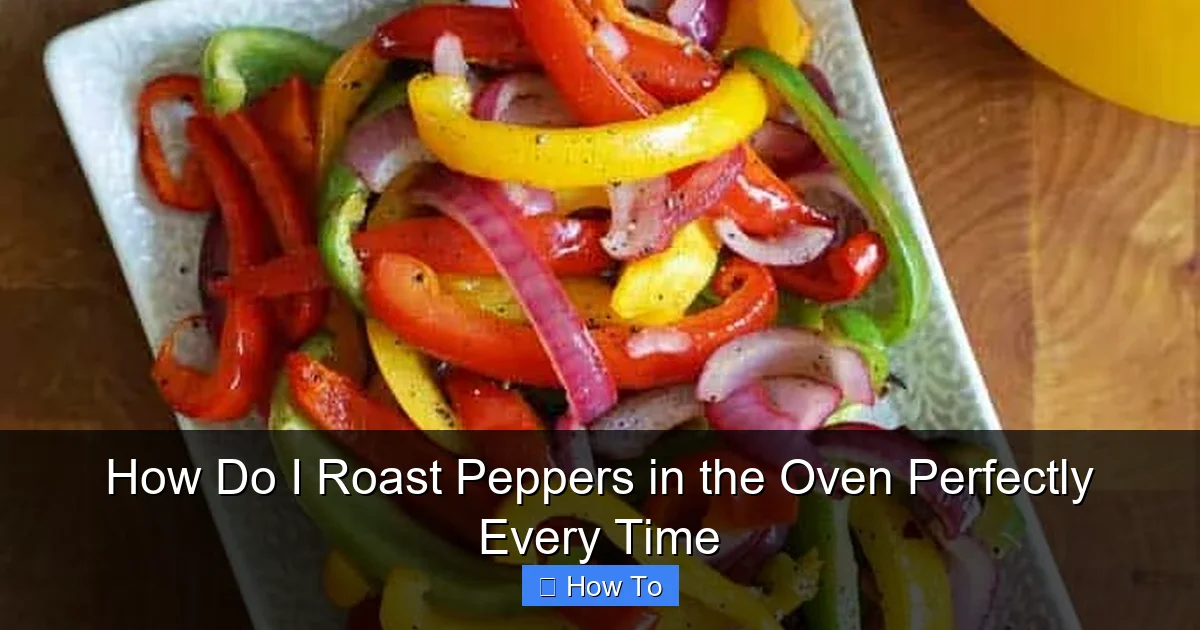 How Do I Roast Peppers in the Oven Perfectly Every Time