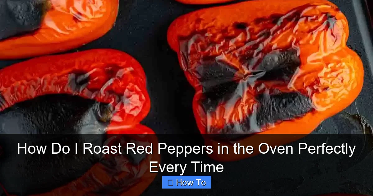 How Do I Roast Red Peppers in the Oven Perfectly Every Time