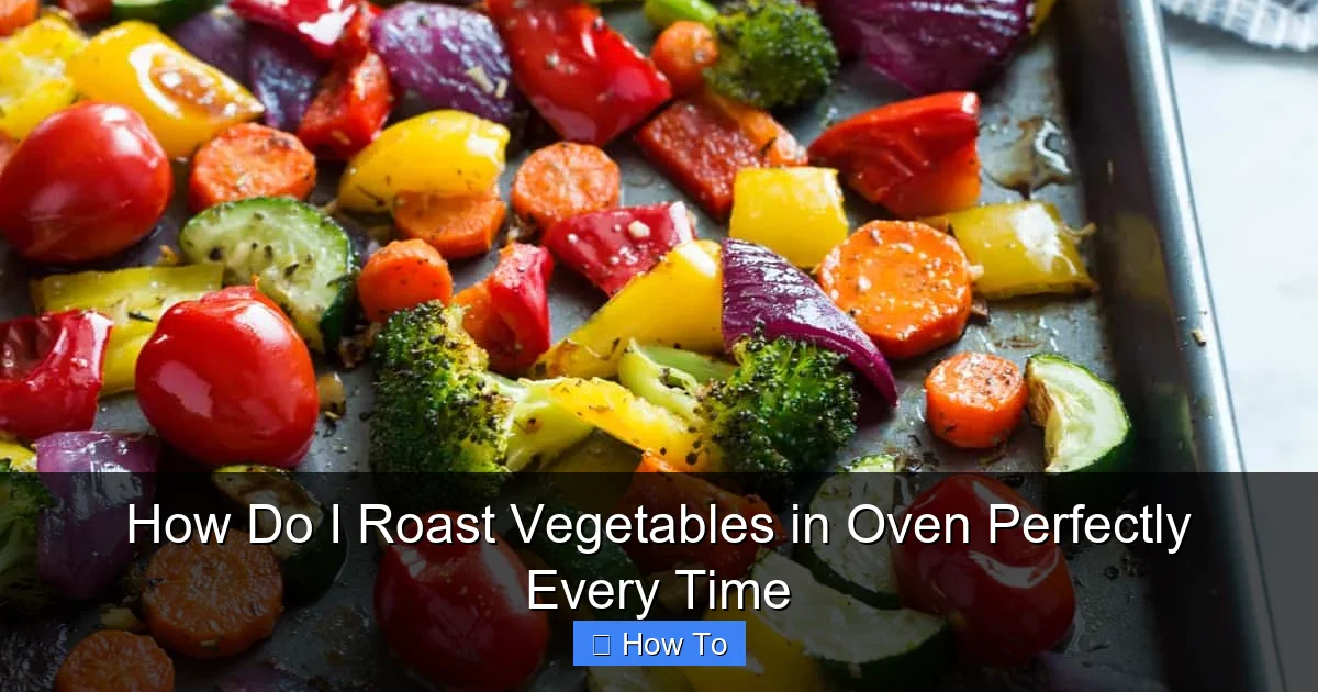 How Do I Roast Vegetables in Oven Perfectly Every Time