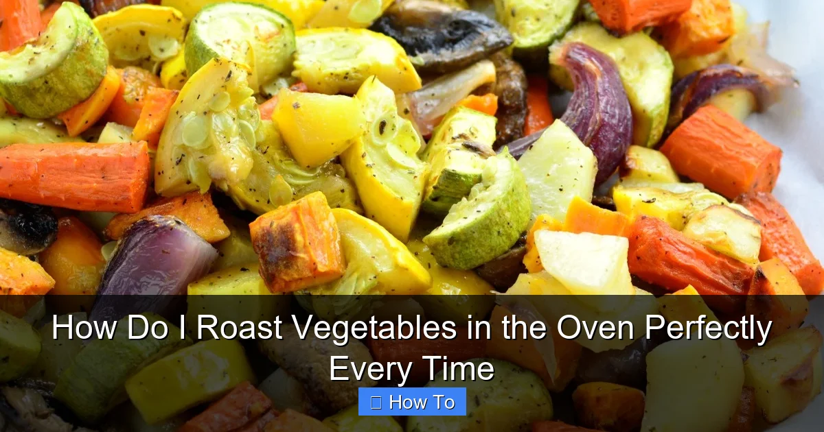 How Do I Roast Vegetables in the Oven Perfectly Every Time