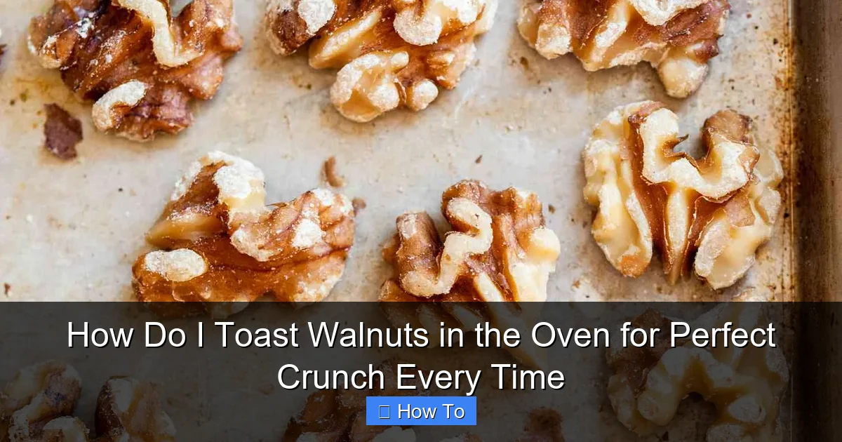How Do I Toast Walnuts in the Oven for Perfect Crunch Every Time