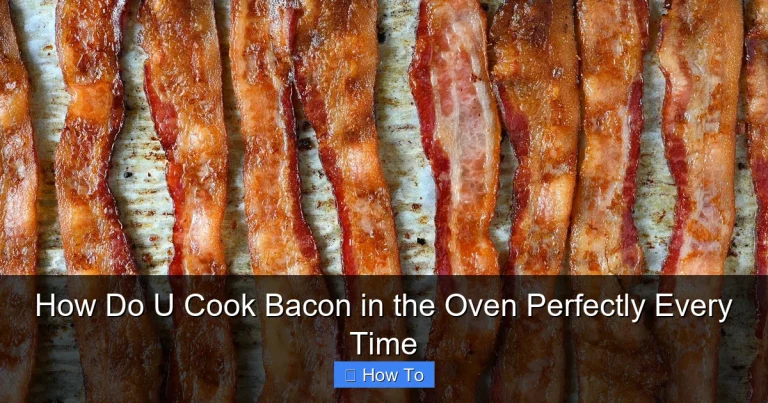 How Do U Cook Bacon in the Oven Perfectly Every Time