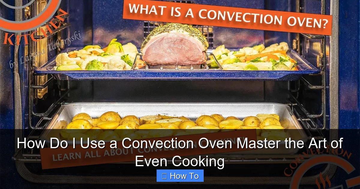 How Do I Use a Convection Oven Master the Art of Even Cooking