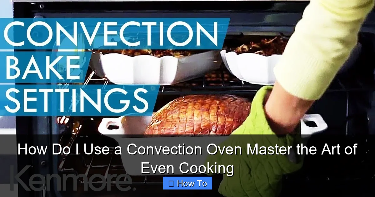How Do I Use a Convection Oven Master the Art of Even Cooking