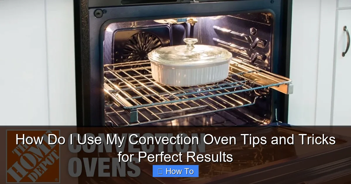 How Do I Use My Convection Oven Tips and Tricks for Perfect Results