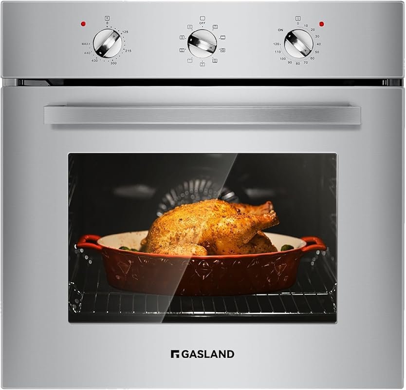 24 Inch Electric Convection Wall Oven with Rotisserie, 65L Capacity, S