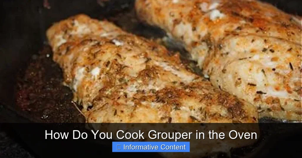 How Do You Cook Grouper in the Oven