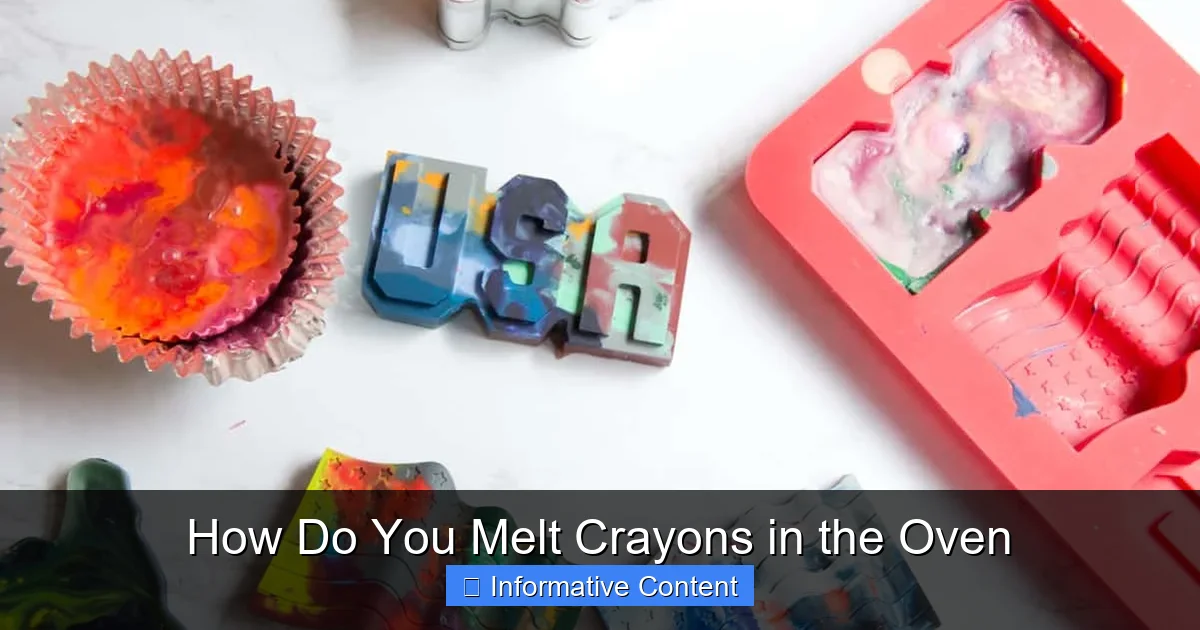 How Do You Melt Crayons in the Oven