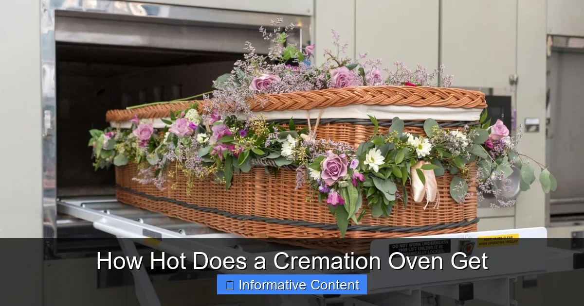 How Hot Does a Cremation Oven Get