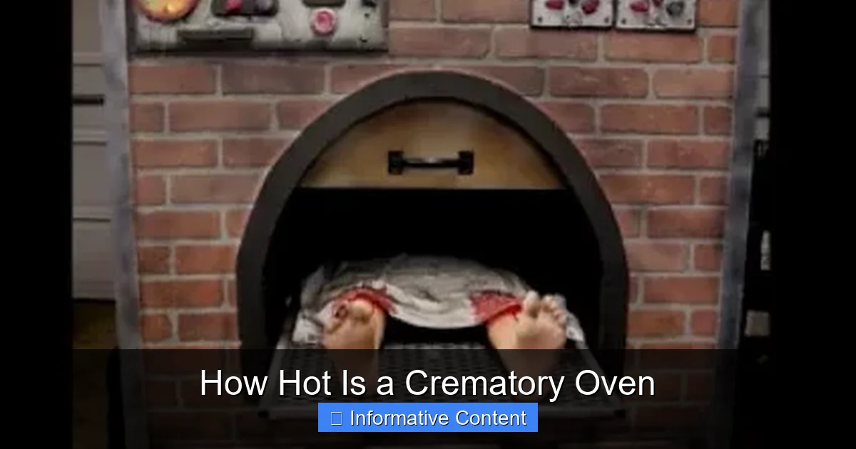 How Hot Is a Crematory Oven