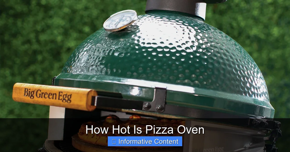 How Hot Is Pizza Oven