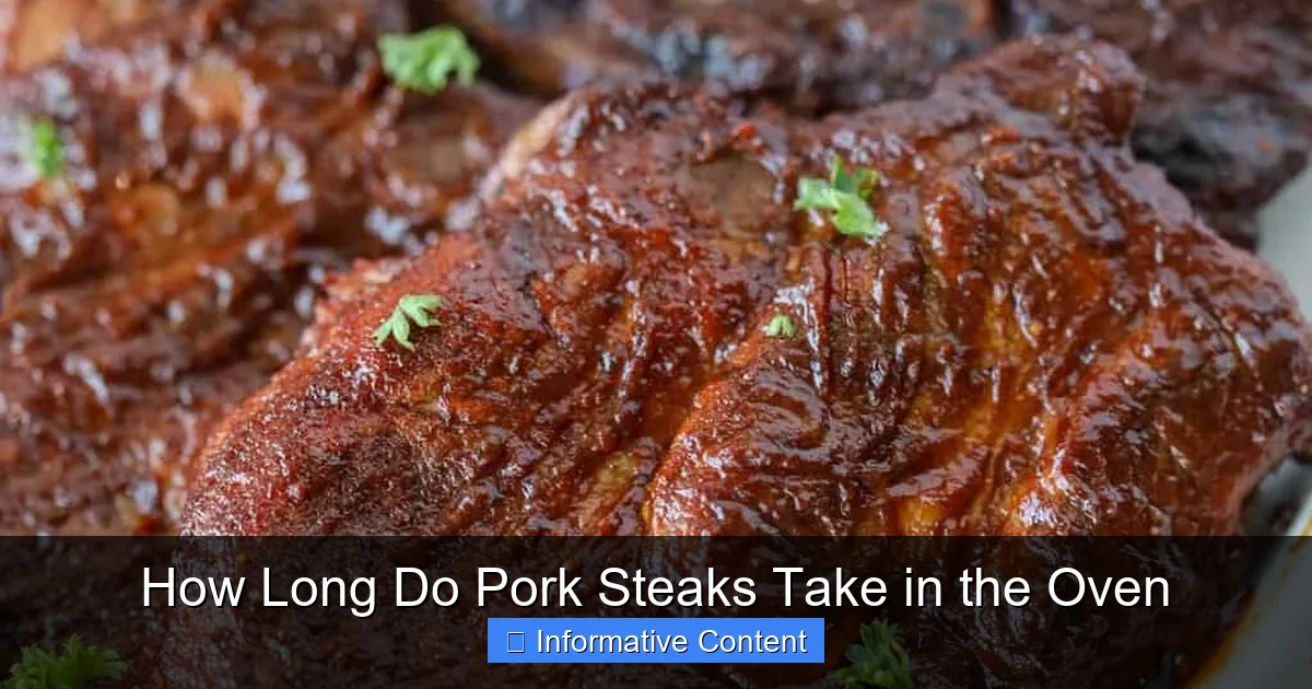 How Long Do Pork Steaks Take in the Oven