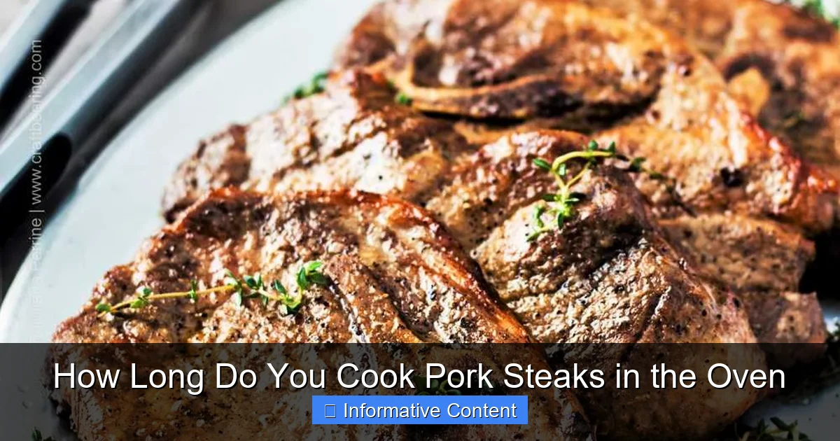 How Long Do You Cook Pork Steaks in the Oven