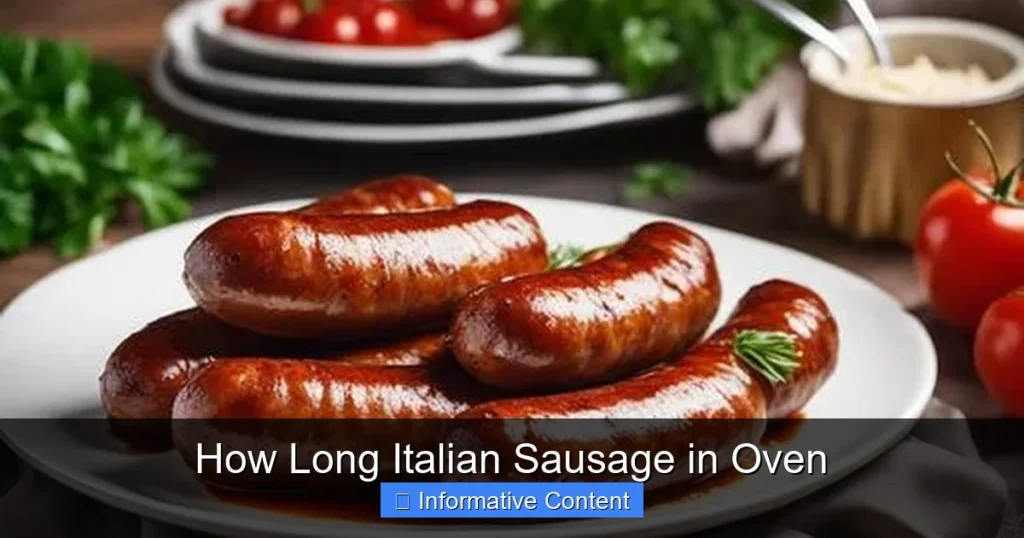 How Long Italian Sausage in Oven