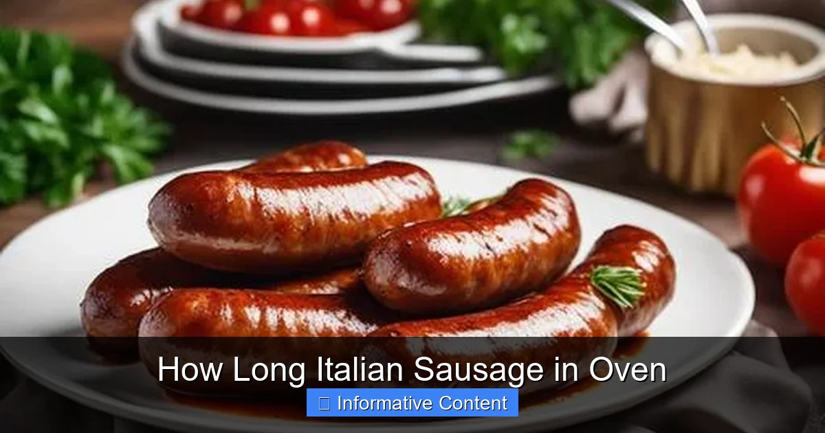 How Long Italian Sausage in Oven