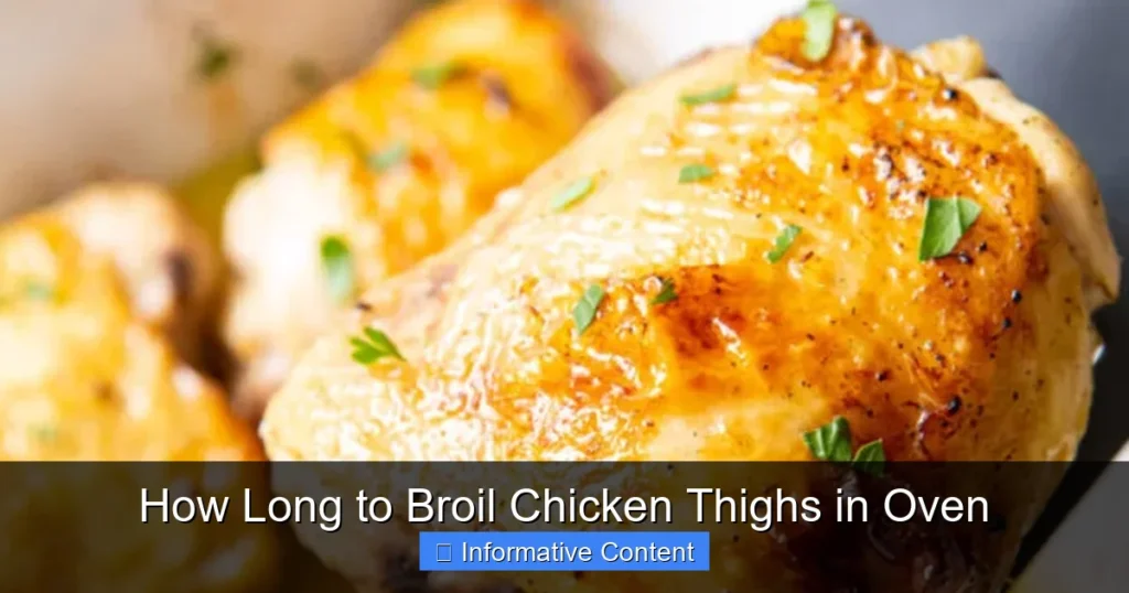 How Long to Broil Chicken Thighs in Oven