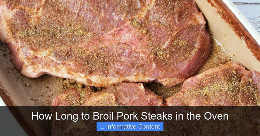 How Long to Broil Pork Steaks in the Oven